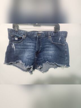 H&M Jean Short Shorts. Distressed Cutoff. Size 14. Faded.